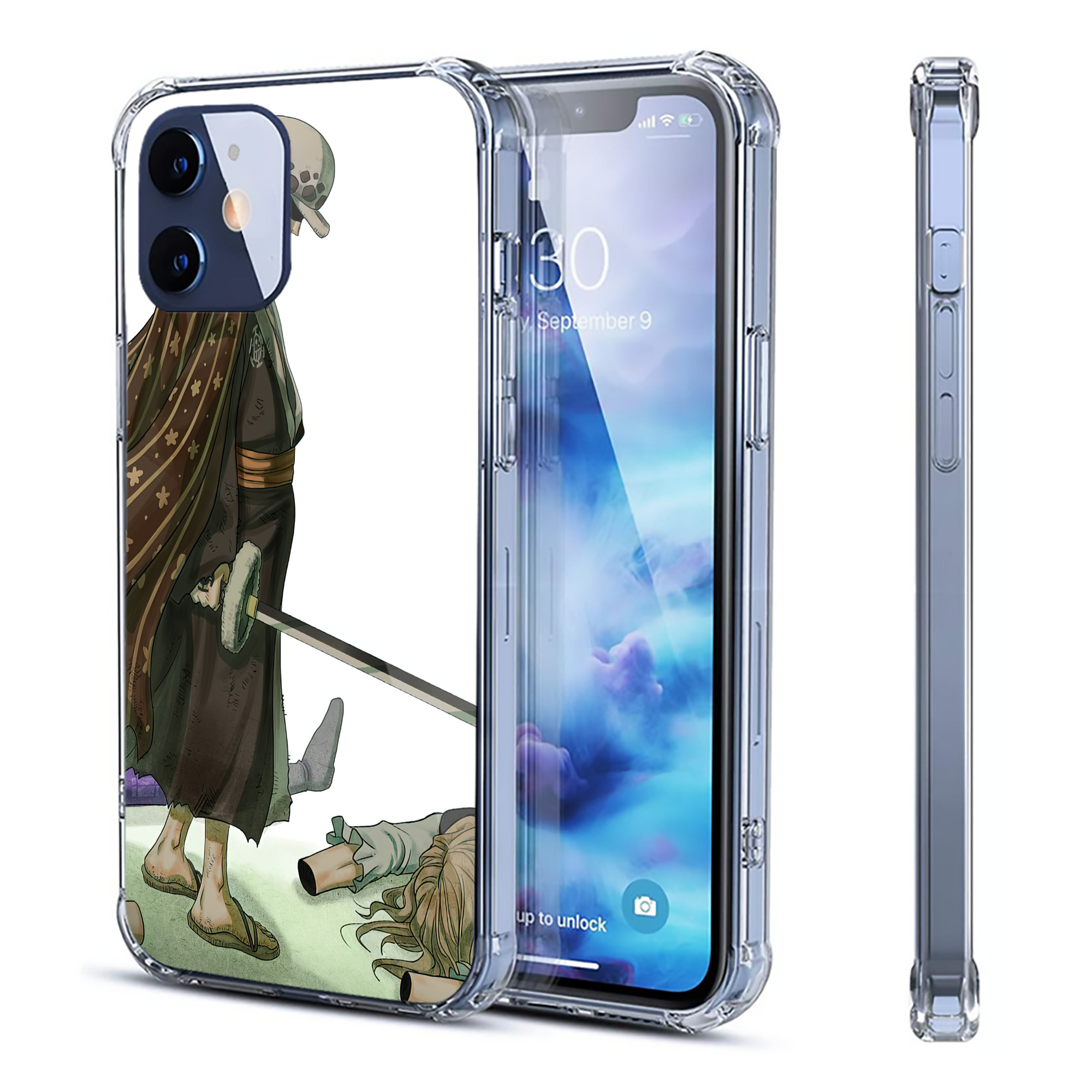 （画像用） ワンピース ONE PIECE 【iPhone 12シリーズ対応】透明スマホケース（クリアソフトケース）